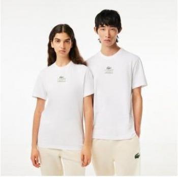 Camiseta Lacoste Iconic Print blanco