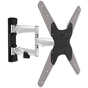 König KNMA-MFM30S - Soporte de pared para TV, color plateado y negro