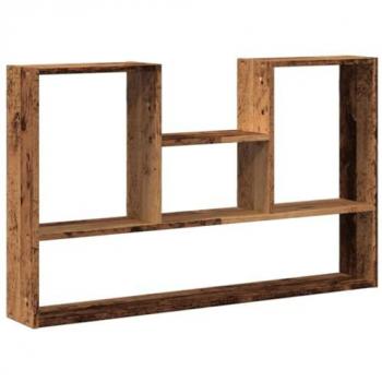 Estantería de pared madera ingeniería envejecida 99x15x60 cm