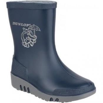 Dunlop Mini Children's Elephant Wellington Boots