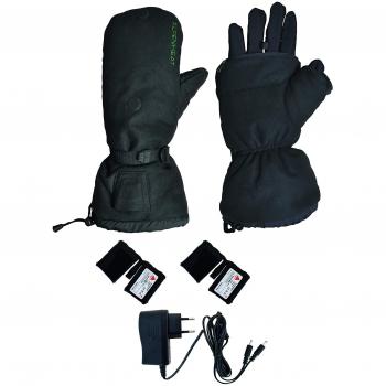 Alpenheat Adulto Guante climatizada con Interior de Guantes, Invierno, Unisex, Color Negro - Negro, tamaño XL