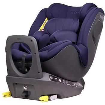 Silla de Auto Avova Sperberfix Atlantic Blue - Silla de coche, grupo 1/2/3, homologación ECE R44/04, sistema ISOFIX, reclinable, protección lateral avanzada, acolchado extra para