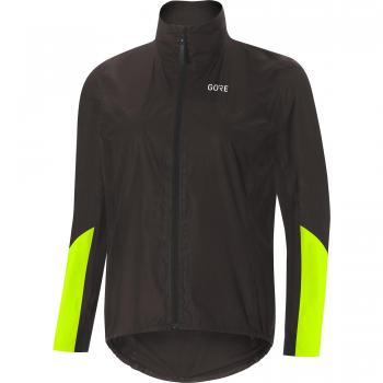 Gore Bike Wear 100409 Chaqueta, Mujer, Black/Neon Yellow, 42