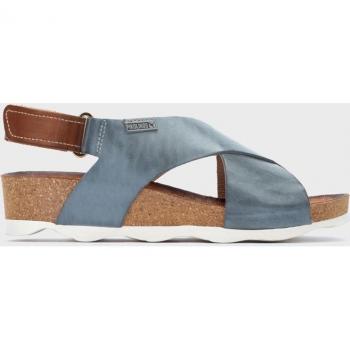 Pikolinos sandalia plana de piel mahon W9E-0912 para mujer