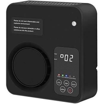 Generador de ozono Ionizador Purificador de aire Eliminador de olores domésticos Desodorante para dormitorio Sala de estar Aseo Oficina