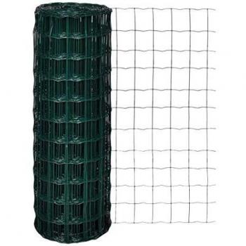 vidaXL Valla Euro Fence 25x1,7 m Malla de Acero 100x100 mm Poste Cerca Jardín