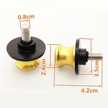 sedeta motocicleta Basculante Deslizadores Carretes CNC Tornillos del soporte deslizador bobinas Carretes pivotar el brazo SpoolsArm SpoolsArm Fuerte y duradera Aleación de aluminio