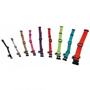 Collar de perro ajustable de nailon Martin Sellier 40-50 cm (Tamaño XL) con correa incluida
