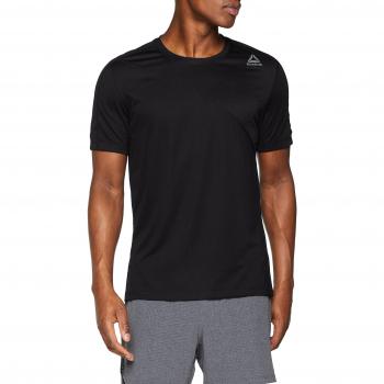 Reebok Wor Tech Camiseta, Hombre, Negro, L
