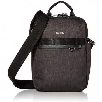 Pacsafe Metrosafe X Anti-Theft Vertical Crossbody Bag for Men - Fits 10 Tablet, Carbon, 6.5 Liter