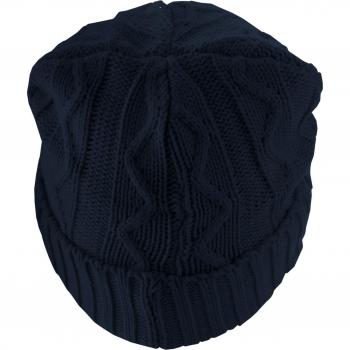 Masterdis Unisex Cable Flap Beanie Hat