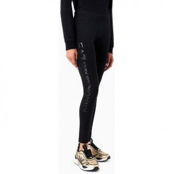 Leggings Train Core negro EA7 para mujer - Malla larga EA7 Emporio Armani Train Shiny negro mujer - Talla S