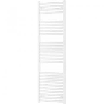 Radiador secatoallas eléctrico y de agua 680W, 150x50x5,4cm, Blanco