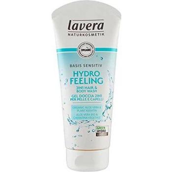Lavera Basis Sensitiv Hydro Feeling 2-in-1 Hair and Body Wash - Gentle Moisturizing Formula