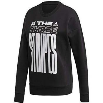 adidas W Mhe Gr Sweat Sudadera, Mujer, Negro, XS