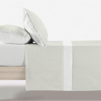 Juego de sábanas estampado Huellas Dactilares Manterol Casa
