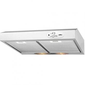 Cappa Semintegrada Elica Krea GFA WH/F/60 60 cm, 265 m³/h, Clase D, 64 dB, Comandos Slider Mecánicos, 3 Velocidades, Filtro Antigraso