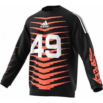 adidas M ID FL Grfx CR Sweatshirts, Hombre, Negro