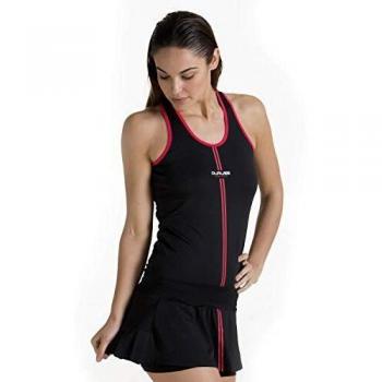 Duruss Vestido con Tirantes y Minishort, Mujeres, Negro, M