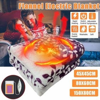 Manta eléctrica calefactora gruesa con termostato y calentador corporal