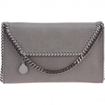 Stella McCartney Grey Clutch Bag Falabella Style, Gray female, Size: ONE SIZE