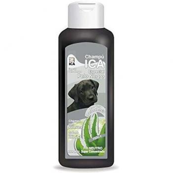 ICA CHPM31 Champú Especial Pelo Negro con Aloe Vera para Perros