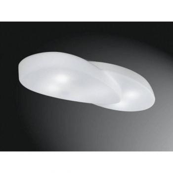 Lámpara de techo Ufo 6 Bombillas E27 Outdoor IP44, blanco mate / blanco opal