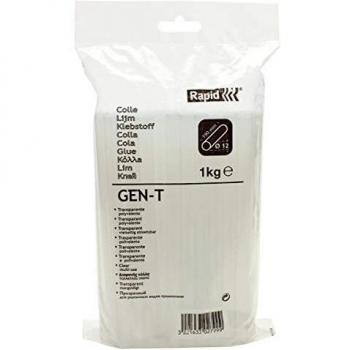 Barra de pegamento caliente GEN-T 12 mm, 1 kg, transparente - Rapid