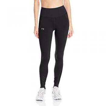 Under Armour Threadborne Coldgear Legging - Pantalón para mujer, color negro, talla SM