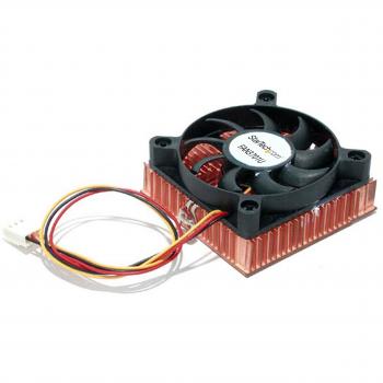 StarTech.com 1U 60x10mm Socket 7/370 CPU Cooler Fan - Low Profile CPU Cooler w/ Copper Heatsink & TX3