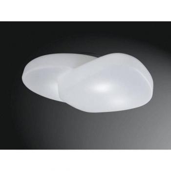 Lámpara de techo Ufo 4 Bombillas E27 Outdoor IP44, blanco mate / blanco opal