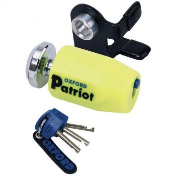 Oxford Candado de Disco de Freno Patriot Amarillo
