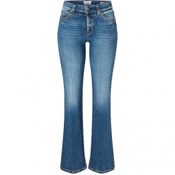 Cambio Paris Flared Stretch Jeans for Women - Blue - Size 34/L33