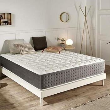 Moonia - Colchón Viscoelástico 120X200CM - Cama de Matrimonio - Colchón de Alta Durabilidad - Colchón Antiacaros - Grosor +/- 30 cm - Modelo Triumph Multizone