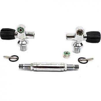 METALSUB Grifo bi-Botella Manifold M25, 232BAR.