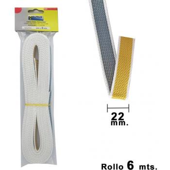 Wolfpack 5250570 Cinta Persiana 22 mm. Rollo 6m, Bicolor
