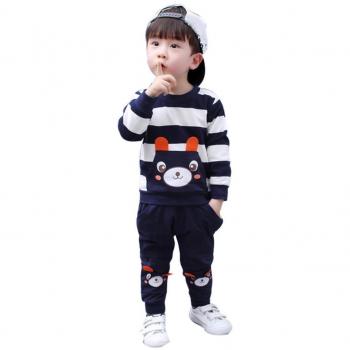 K-youth® Ropa Bebe niño otoño Invierno Infantil Recien Nacido Bebé Niño Patrón de Panda Tapas Manga Larga Camisetas Blusas + Pantalones Largos Conjuntos de Ropa