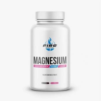 Suplemento de Magnesio Bisglicinato - 60 Cápsulas - Sin Gluten - Fire Nutrition