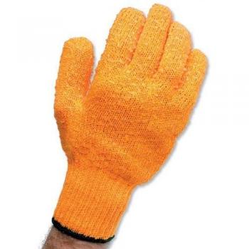 Knitted Grip Gloves [Pair] High Grip PVC Lattice One Size