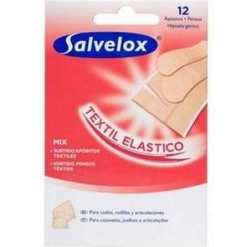 Salvelox Assorted Fabric Adhesive Bandages 12 Pack
