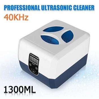 Floureon 1300ML Limpiador Ultrasónico UE Display Digital Profesional para Limpiar Piezas/Joyas/Gafas/Monedas