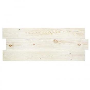 Cabecero de Cama de Madera Maciza Flandes III - Acabado Natural, Hecho a Mano en España, 100x60cm