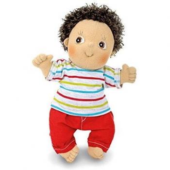 Rubens Barn- Cutie Charlie Muñeca Suave Hecha a Mano, Multicolor 150015