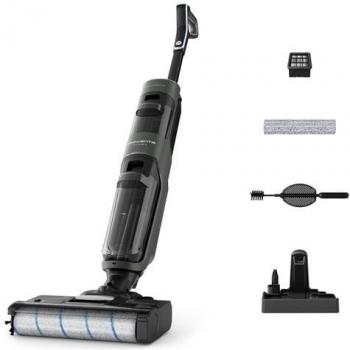 Rowenta X-Clean 4 - Aspiradora y Lavapavimentos Sin Cable, 200W, Autonomía de 50 min, Auto-Limpieza, Doble Depósito