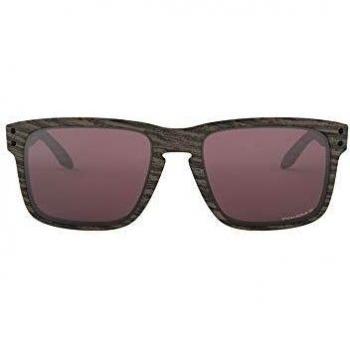 Oakley Men's Holbrook Sunglasses, Woodgrain W/Prizm Daily Polarized, 55