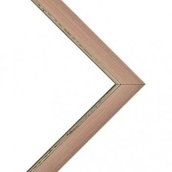 Frames By Post  Nordic - Marco para foto, color rosa con acabado envejecido, con paspartú blanco, 12 x 10 pulgadas, para lámina tamaño 9 x 7 pulgadas