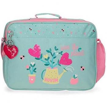 Movom Flower Pot Cartera Escolar Verde 38x28x6 cms Poliéster