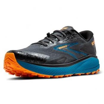 Zapatillas de trail running Brooks Divide 5 para hombre, color azul, características: diseño ligero y transpirable, suela con gran tracción para terrenos irregulares, amortiguación cómoda, talla 43 EU
