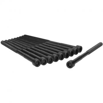 Juego de tornillos de culata AJUSA 81026800, incluye tornillos de alta resistencia, fabricado en acero, diseñado para asegurar la culata en motores diésel y gasolina, compatible con diversas marcas y modelos de automóviles