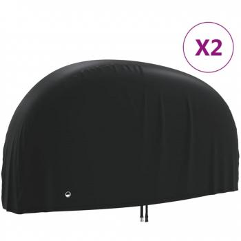 Cubiertas para bicicletas 2 uds tela Oxford 190T impermeables dimensiones 200 x 70 x 110 cm